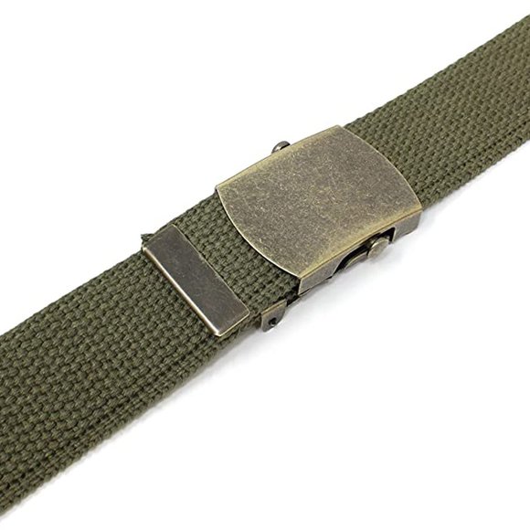 Army Canvas Web Belt Military Style and Army Camouflage Wallet two pieces lot - Picture 8 of 9